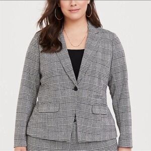 Torrid Houndstooth Blazer